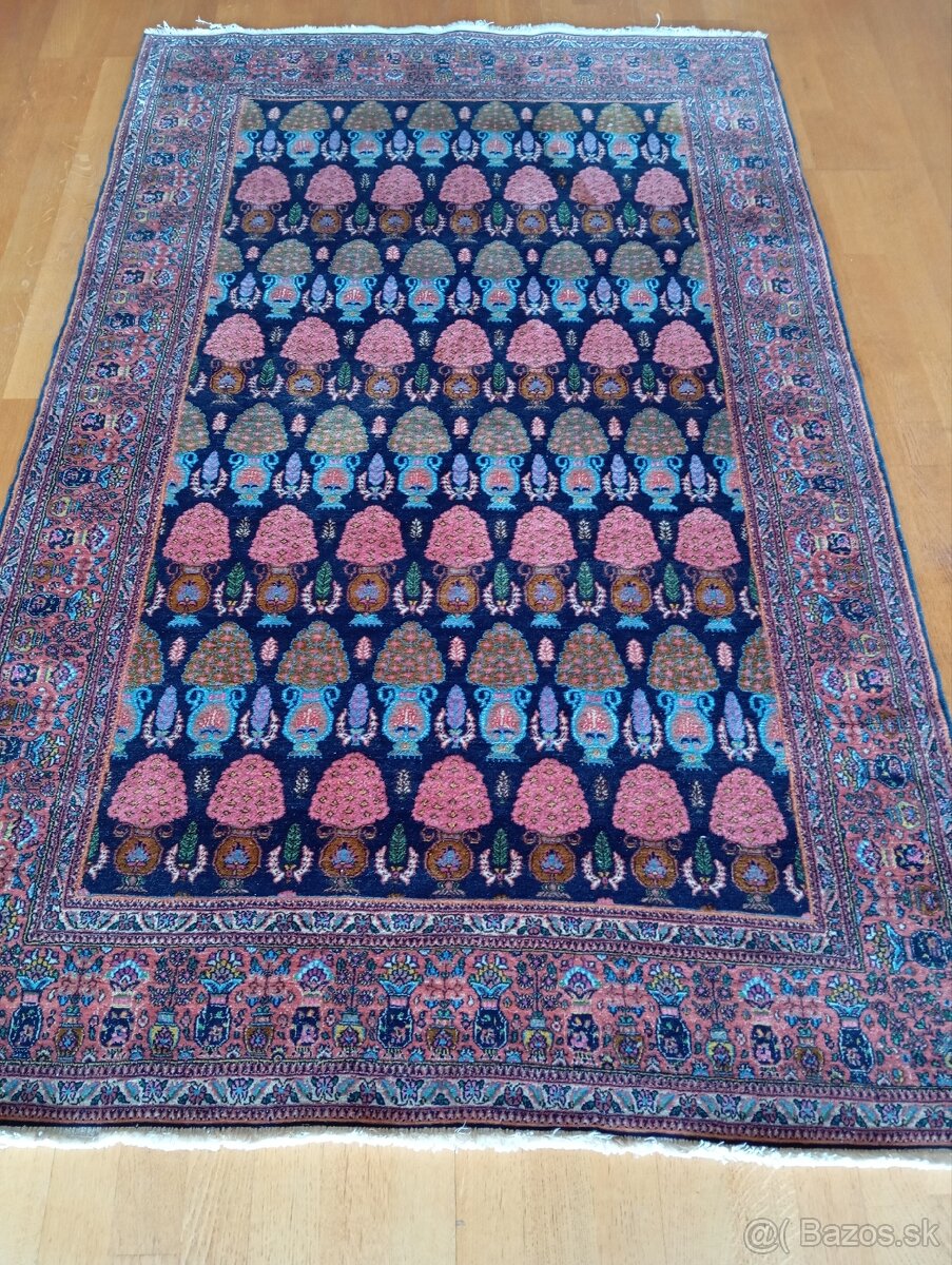 ⭐Investičný perzský hodvábny koberec Keshan 192x120 cm⭐ - 10