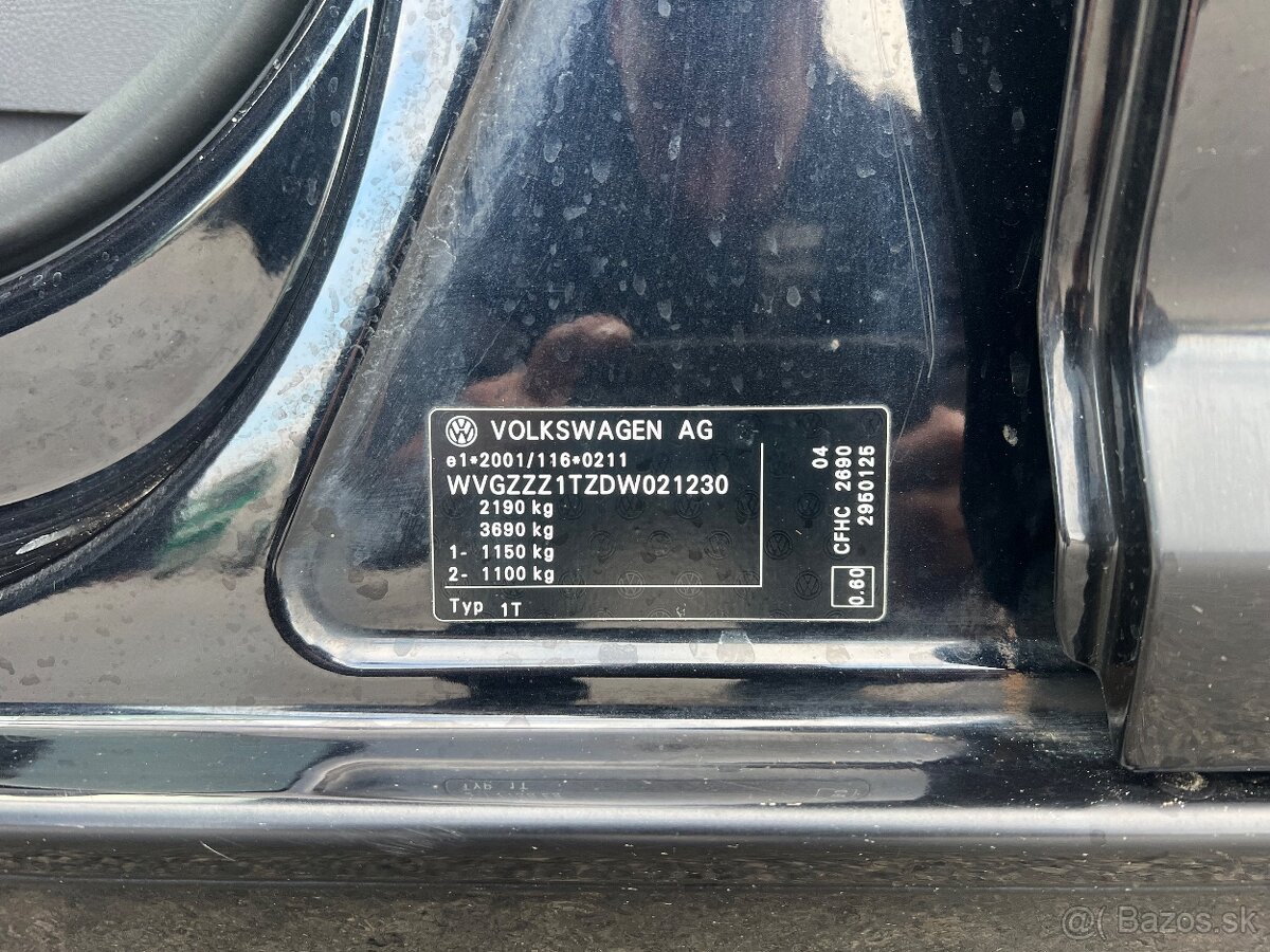 PREDAM VOLKSWAGEN TOURAN 2.0TDi 103kW dovoz DE - 10