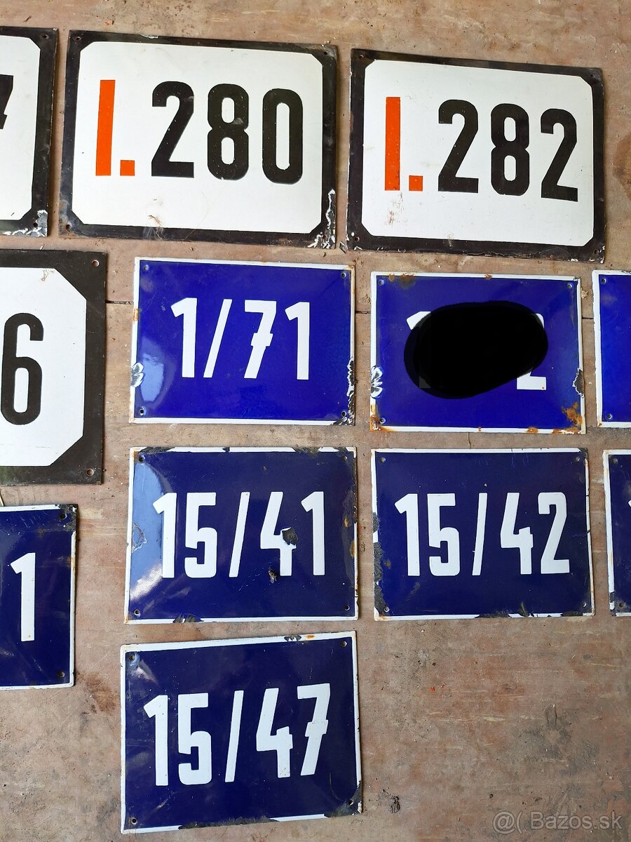 Smaltované čísla - 10