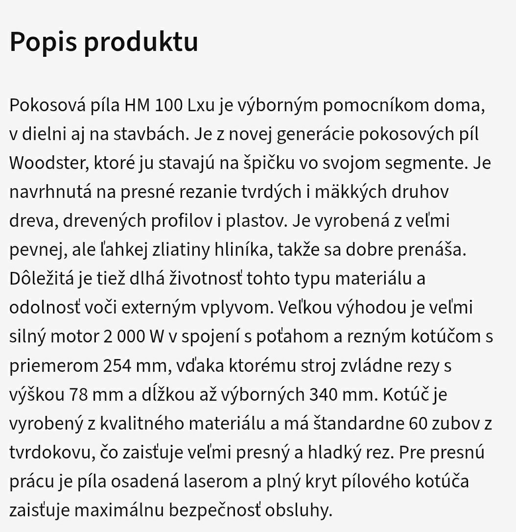 Pokosova Pila Scheppach HM100LXU - 10