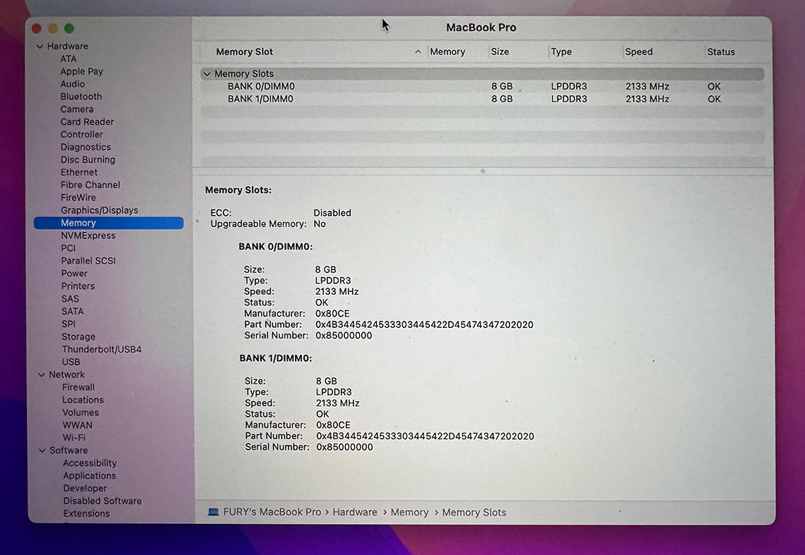 Predám MacBook Pro 15,4-2,7GHz-4core-Intel i7-16GB-500GB - 10