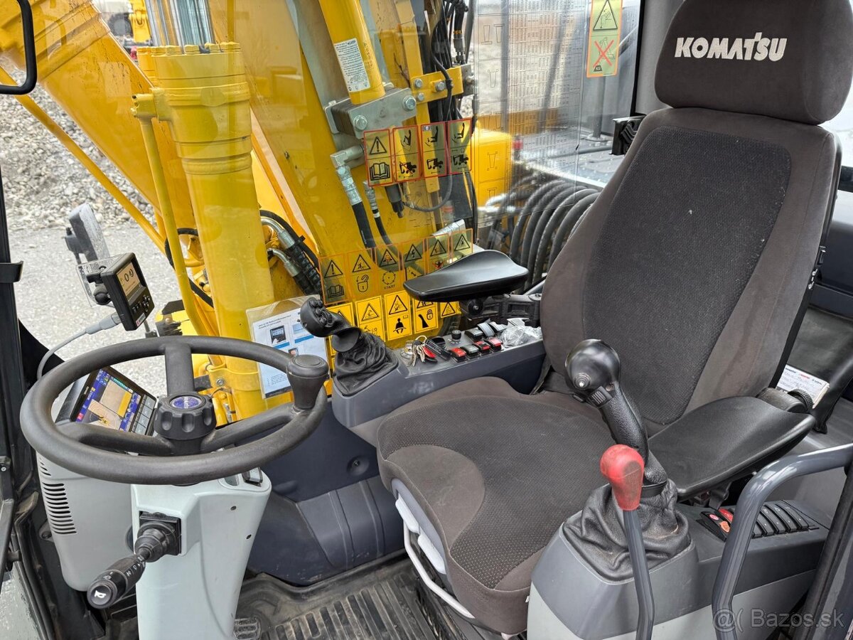 Kolový otočný bagr KOMATSU PW 160-11 - 10