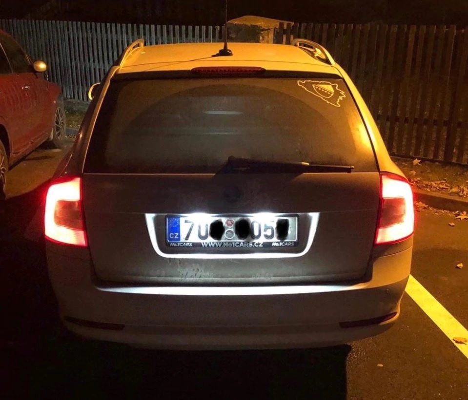 LED osvetlenie ŠPZ EČ ŠKODA Octavia 2, Škoda Roomster - 10