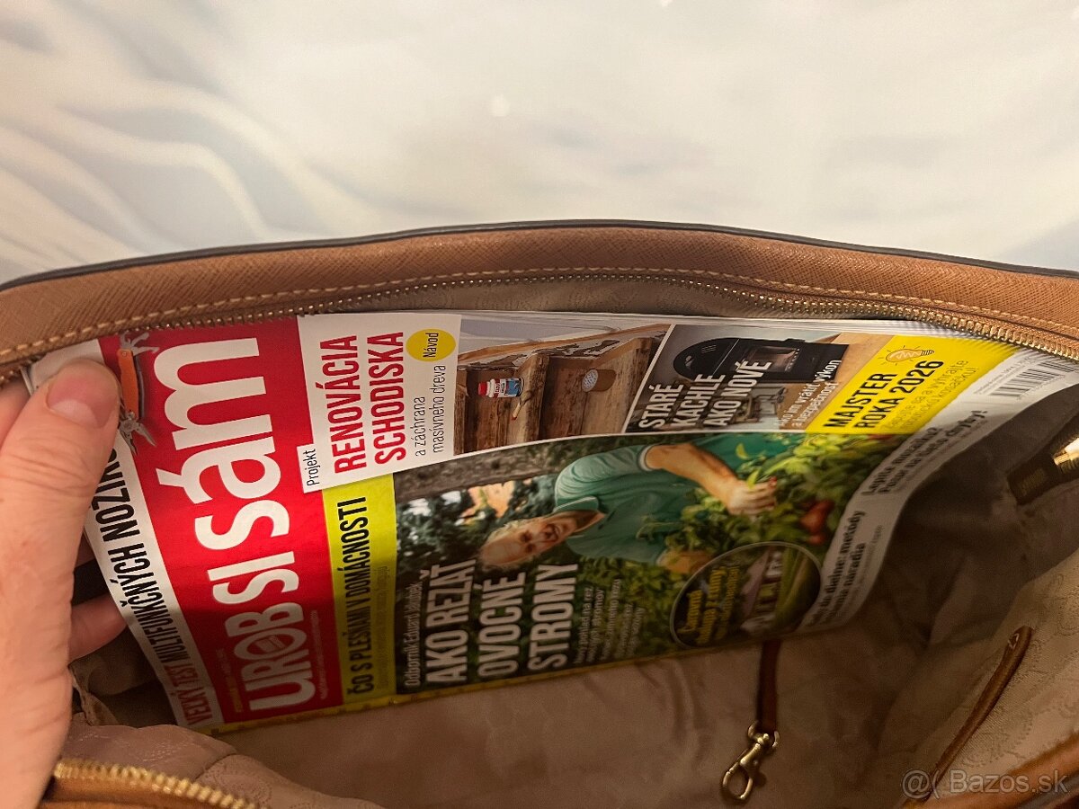 Kozena kabelka do ruky Michael Kors ORIGINAL - 10