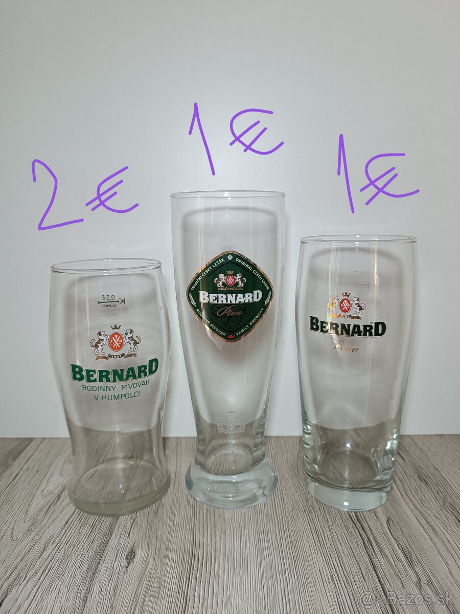 České pivové poháre 2 - 10