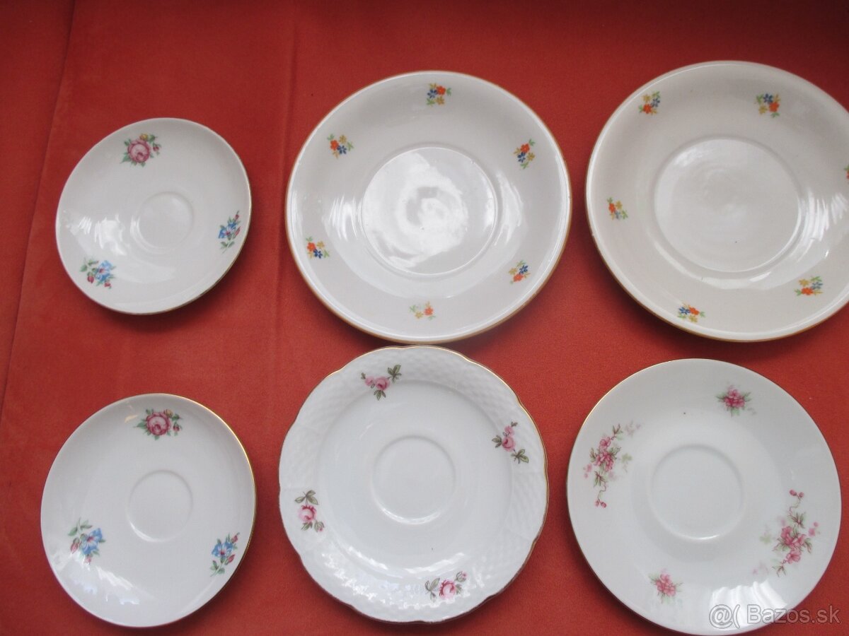 hrnčeky, tanierky, taniere - 10