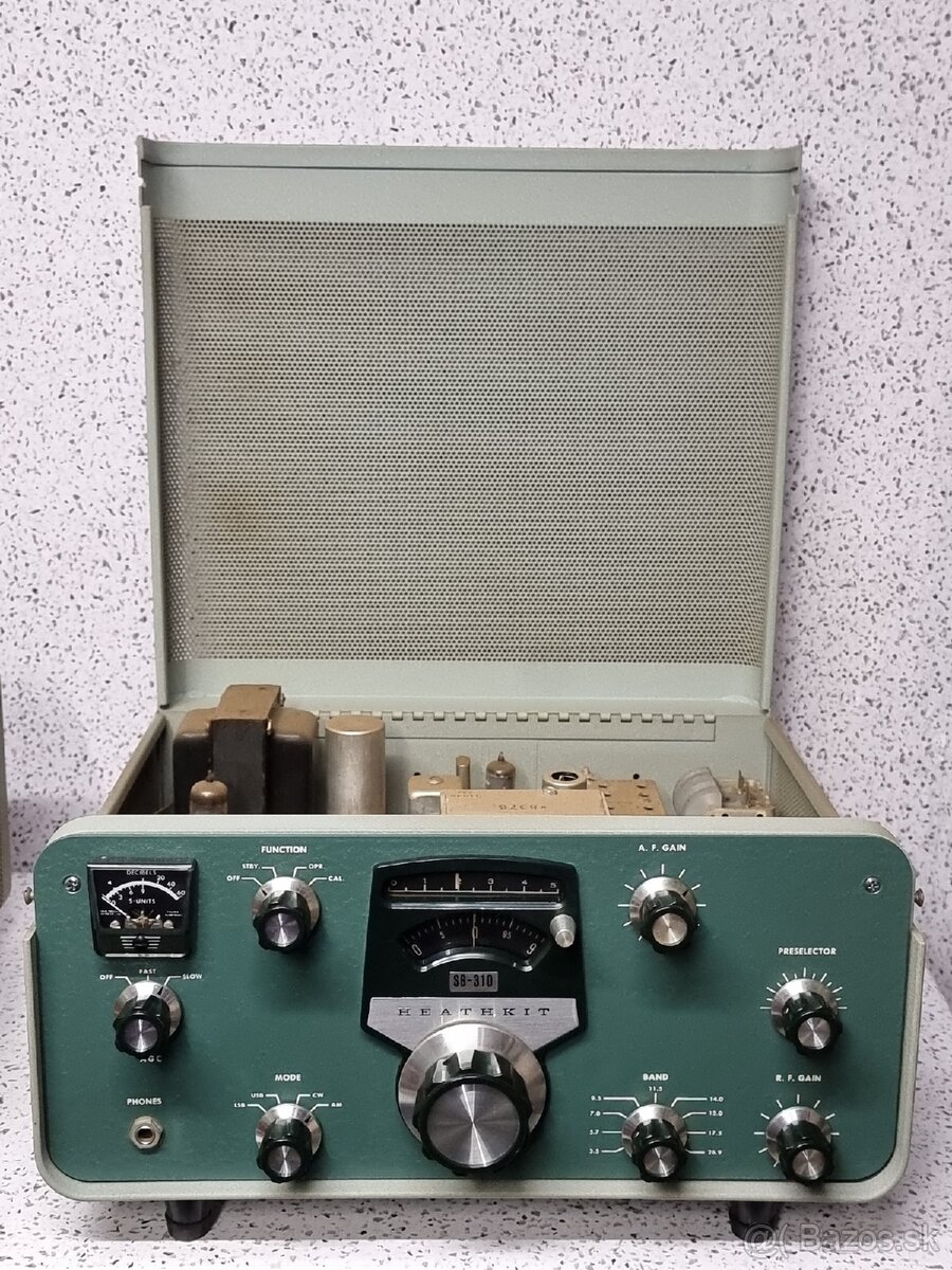 PRÍJÍMAČ HEATHKIT SB-310 + SB-600 》VYROBENÉ V USA - 10