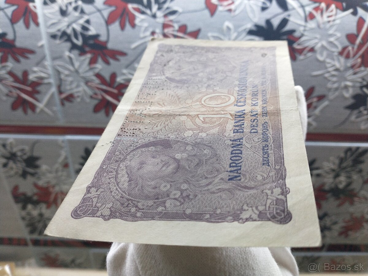 bankovky ČSR - 10
