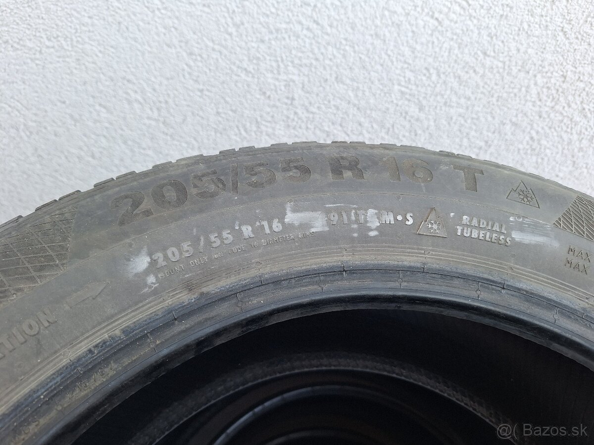 Predam zimne pneumatiky 205/55/16 - 10