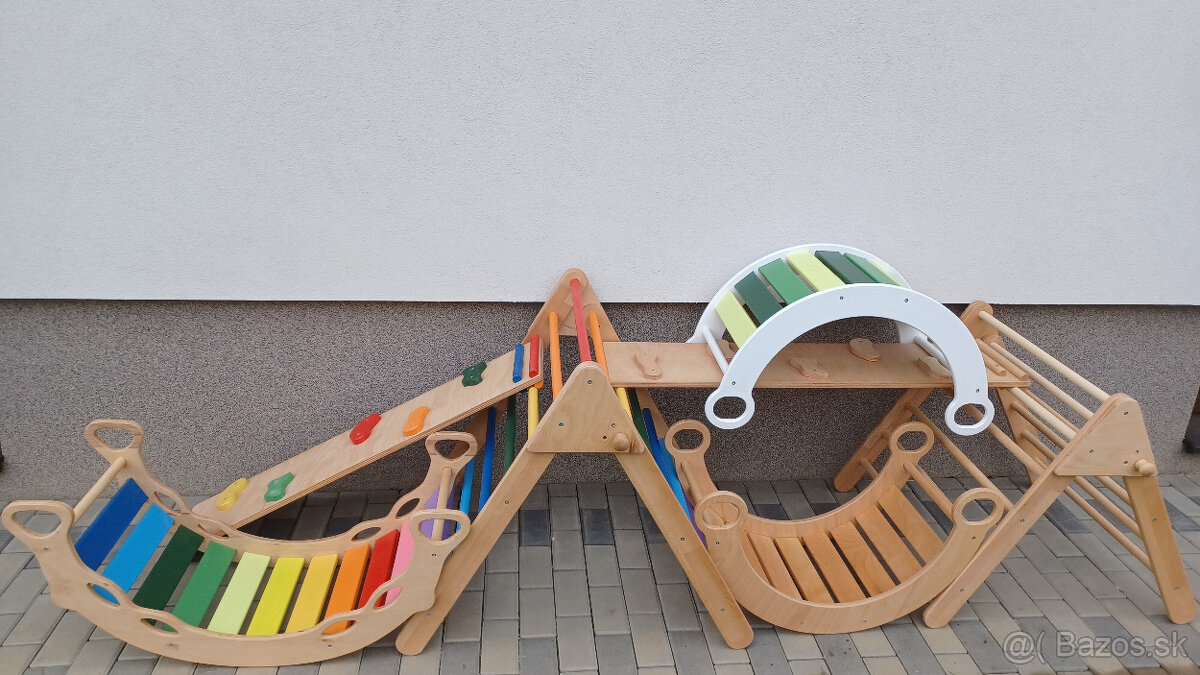 bukový Piklerovej triangel montessori - 10