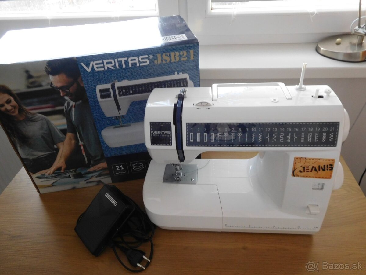 Šijací stroj VERITAS JEANS, 21 programov, - 10