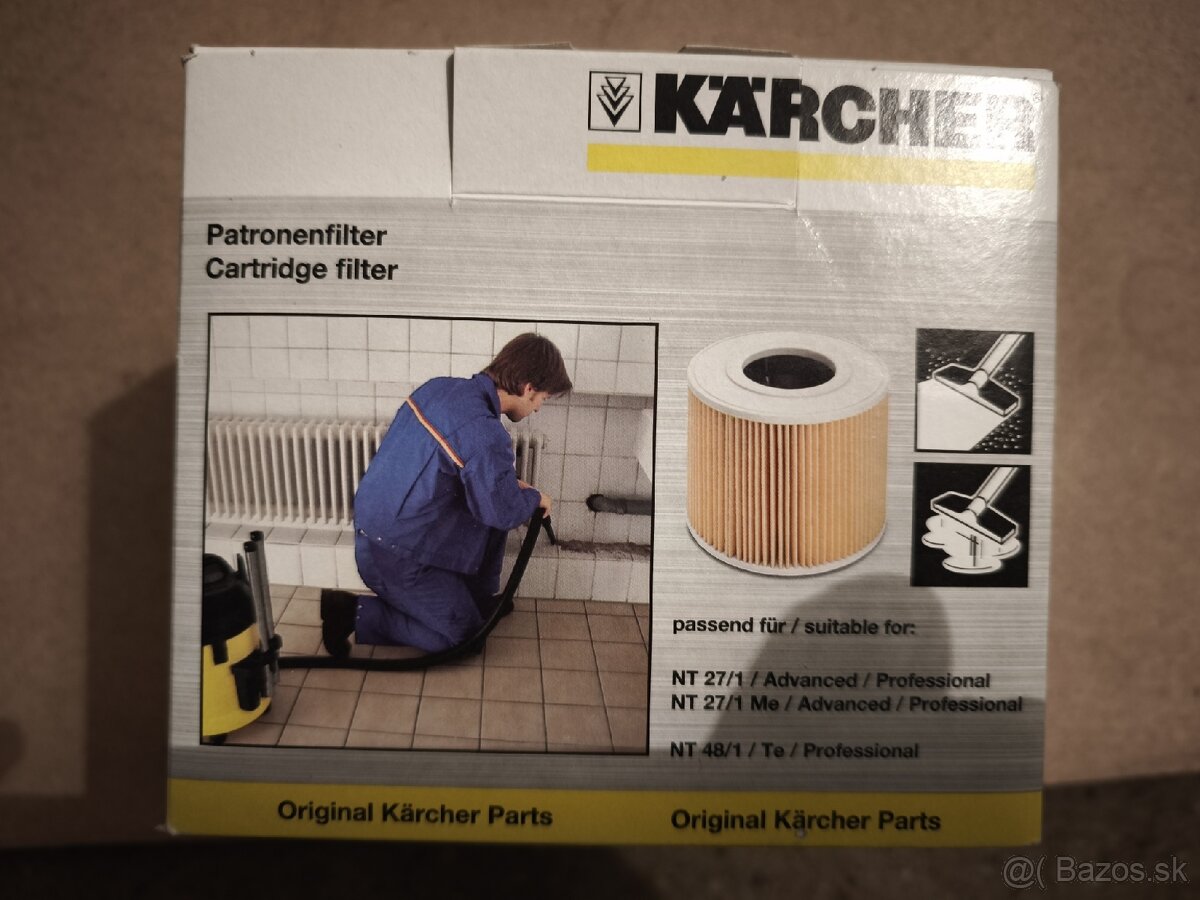 Predám sáčky a filtre do profesionálnych vysávačov Kärcher - 10