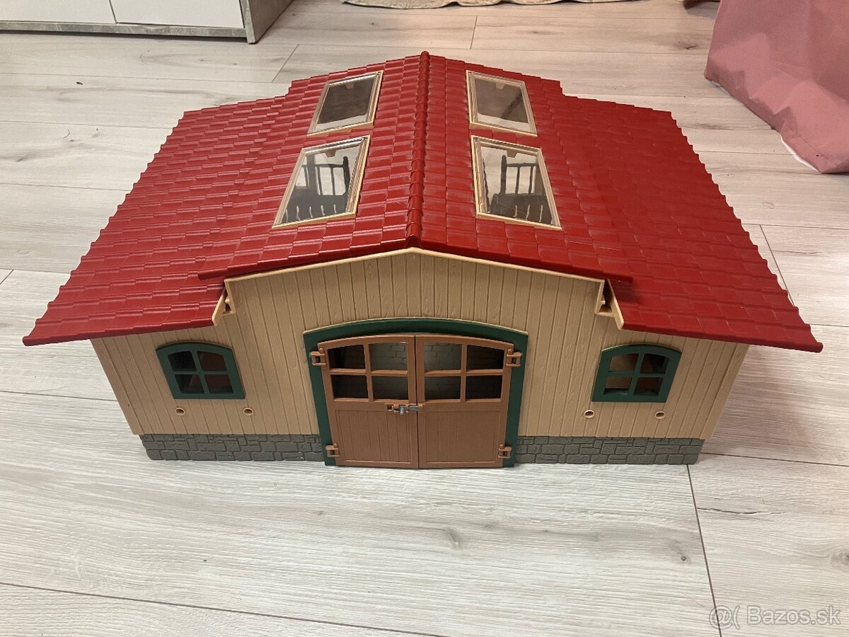 Schleich kone, stajna,doplnky - 10