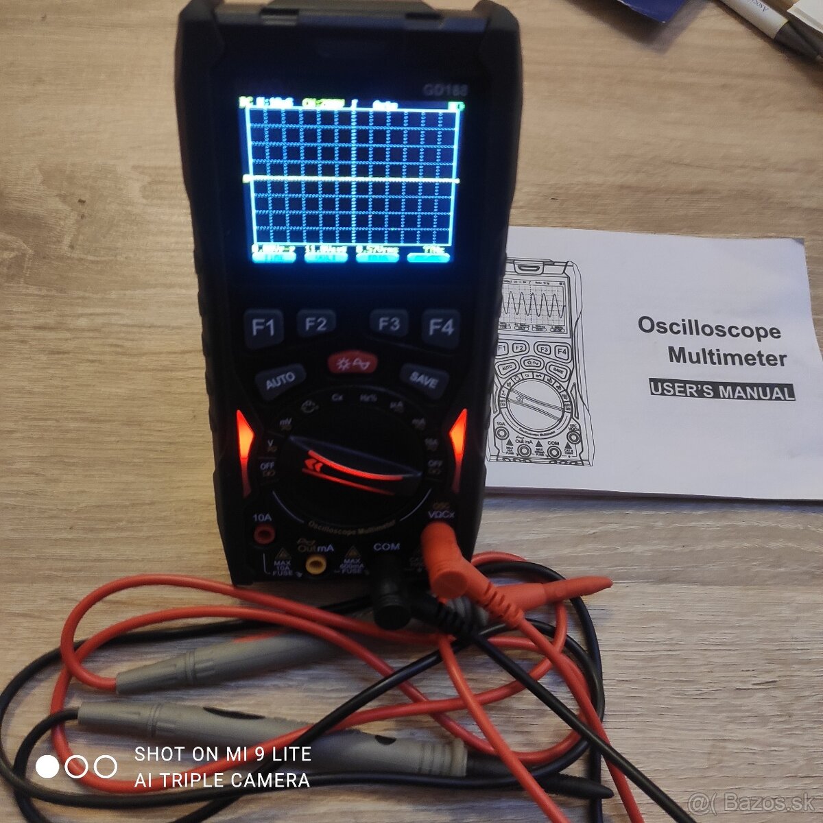 Predám nový digitálny osciloskop – multimeter GD188 - 10