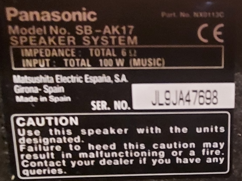 Predám repro Technics a Panasonic - 10