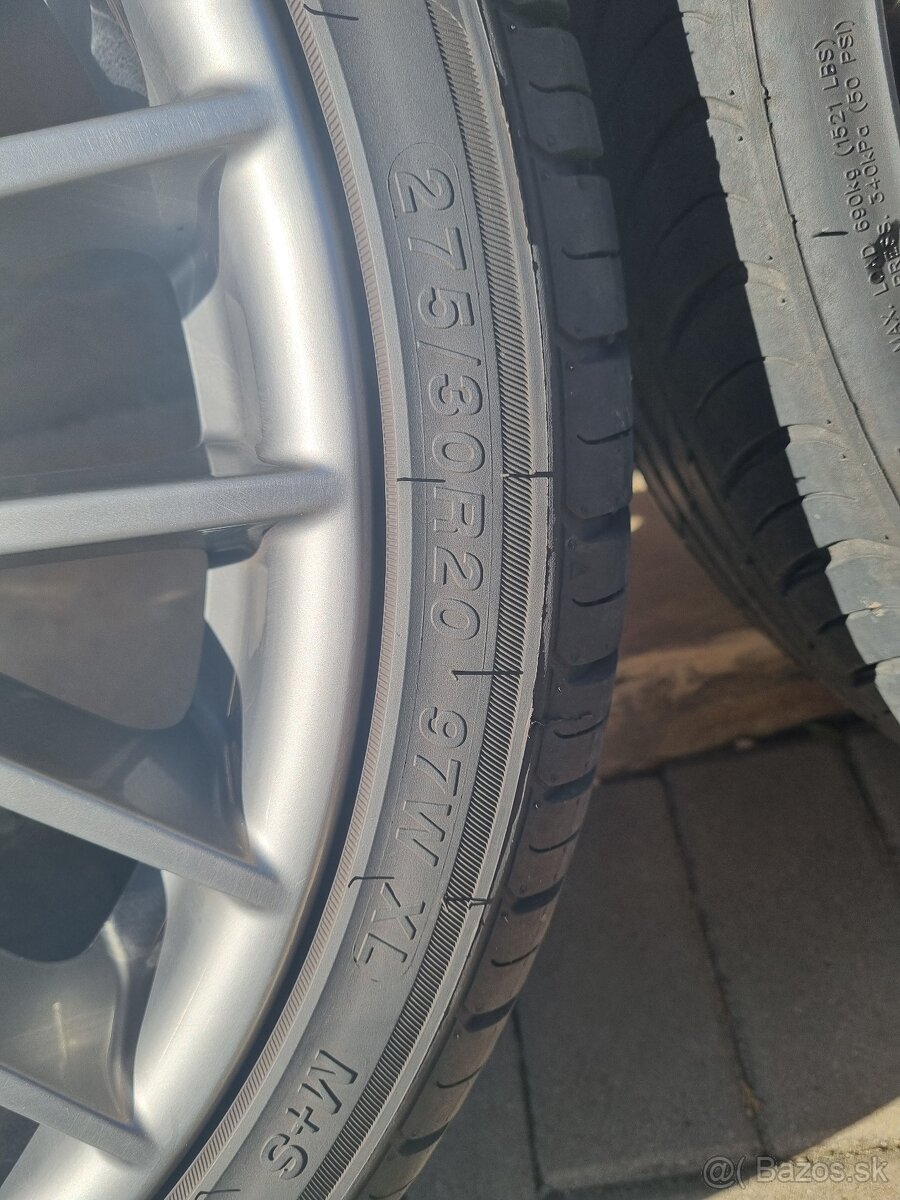 Letná sada diskov s gumami 5x120 R20 - 10
