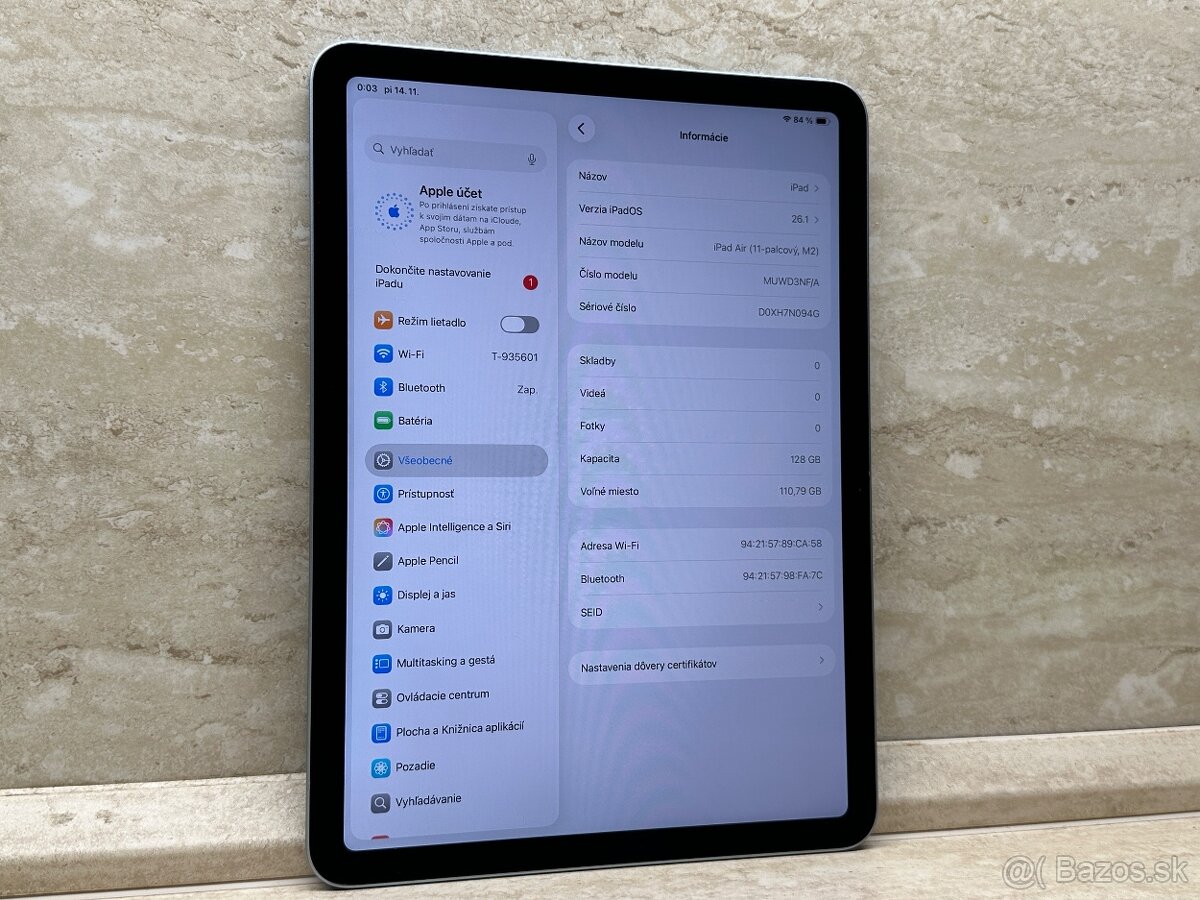 iPad Air 11 (2024) 128GB Wi-Fi Blue, záruka, 1 cyklus - 10