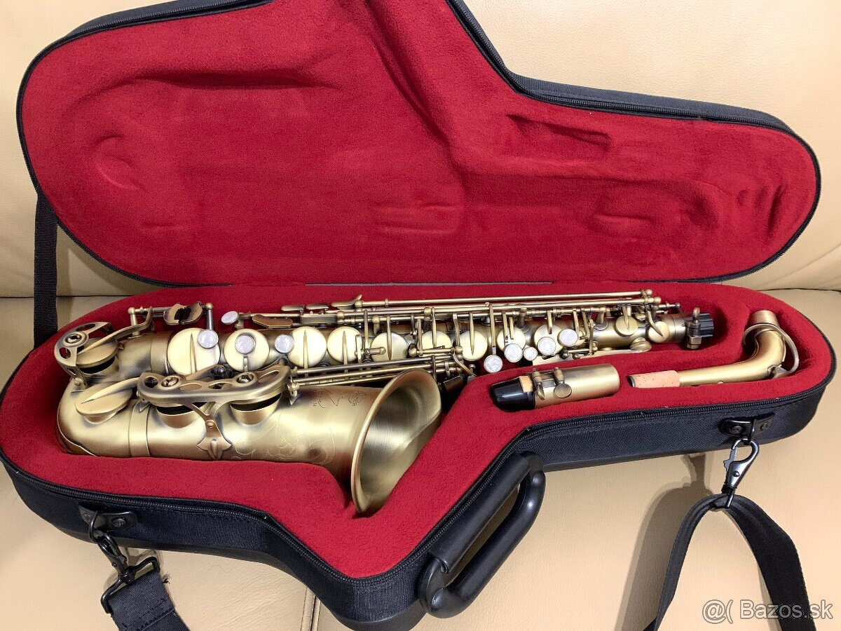 Predám alt saxofón kópia Selmer- nelakovaný- Retro Antigue - - 10