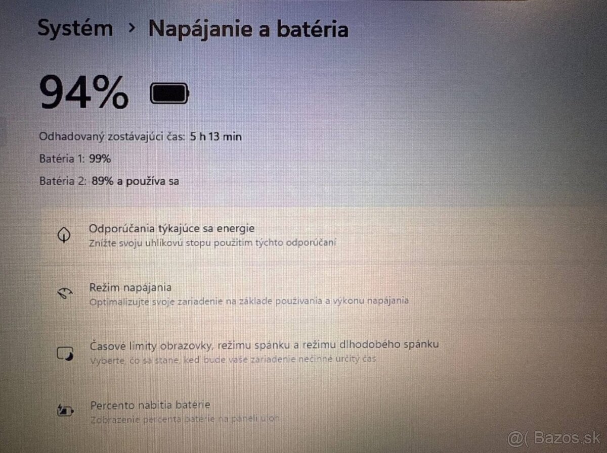 Notebook Lenovo T450 / i5 / 8GB RAM / 256GB SSD / Win11 - 10