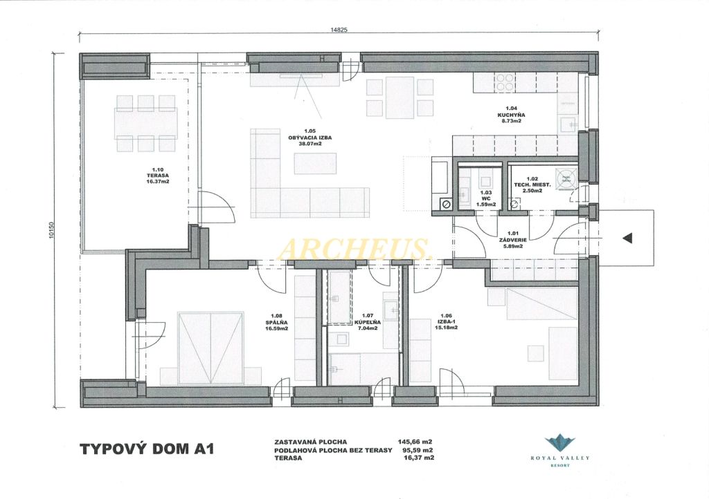 EXKLUZÍVNE/3 izb. dom – hrubá stavba, 702 m2, Malý Slavkov - 10