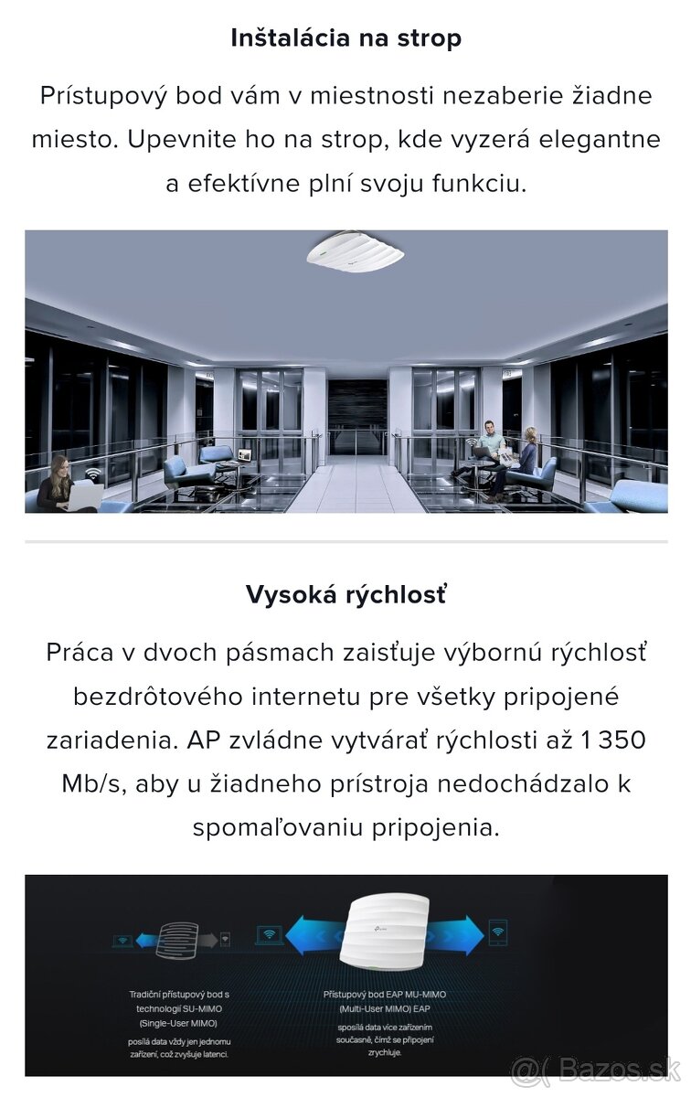 Nový Wi-Fi router TP-Link EAP225 (AC1350) - 10