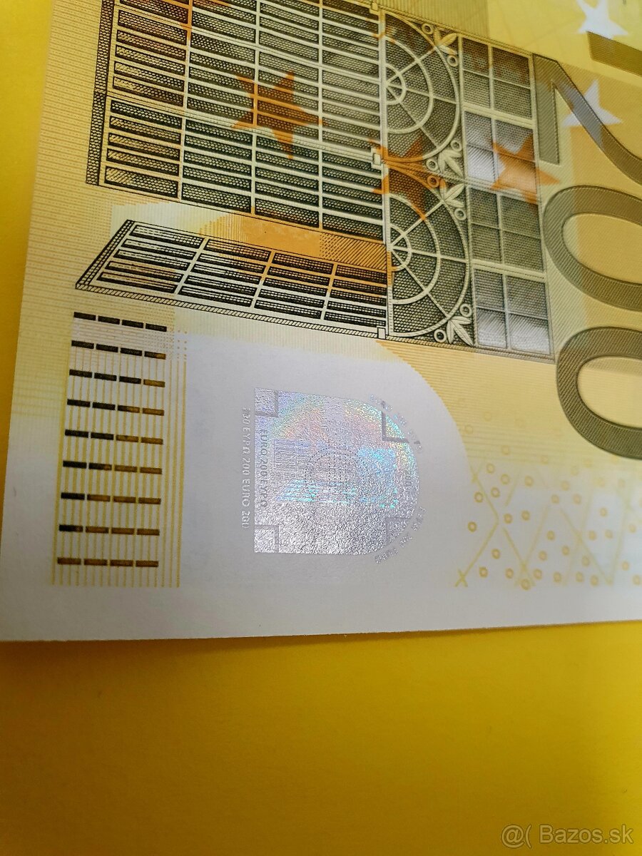 ✅️Bankovka 200€ UNC (0) - 10