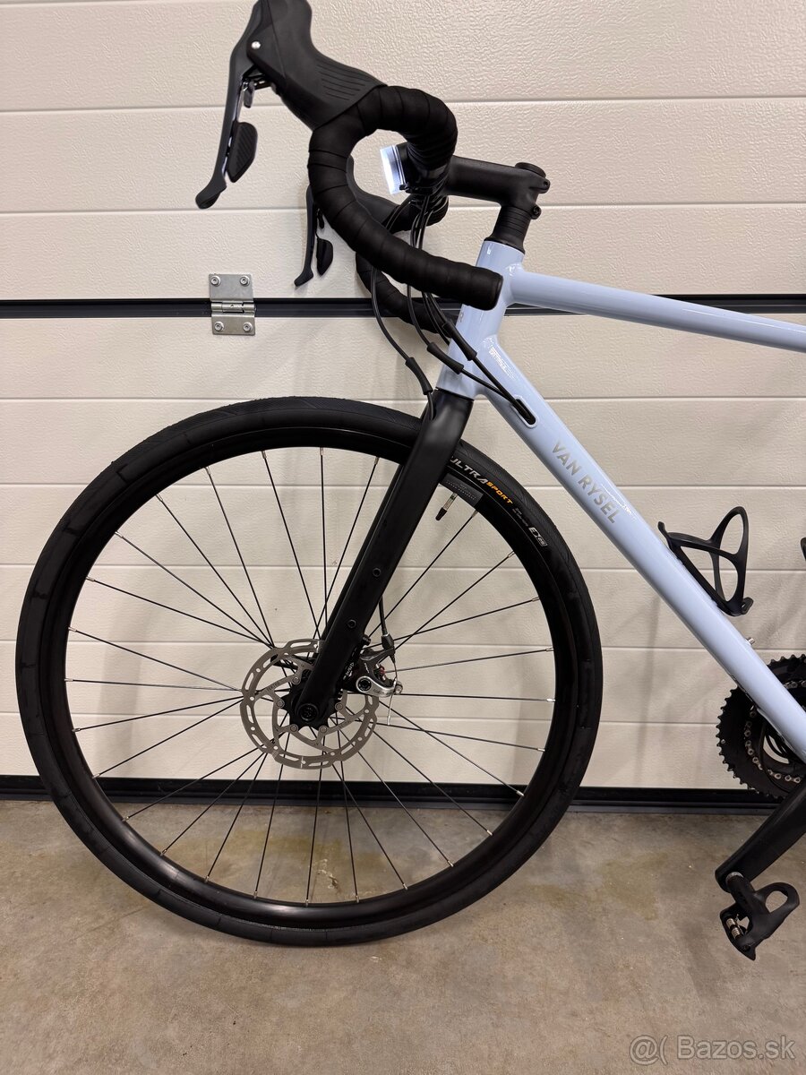 Cestný bicykel EDR AF Microshift Sword 2x10r svetlomodrý - 10