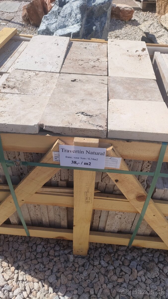 Najlepšia cena bazénové lemy a dlažby travertín - 10