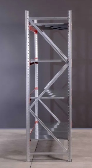 Skladovy kovový regál, 450kg nosnosť - 10