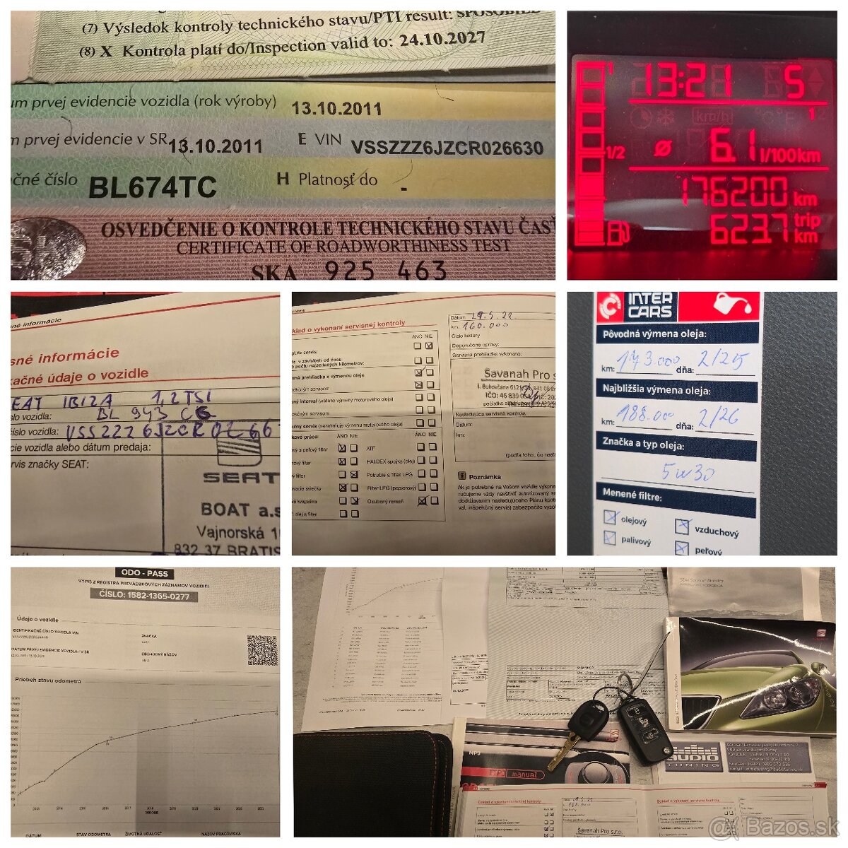 Seat Ibiza 1.2tsi 77kw-105ps-druhý majiteľ-SK. auto-Nová TK - 10