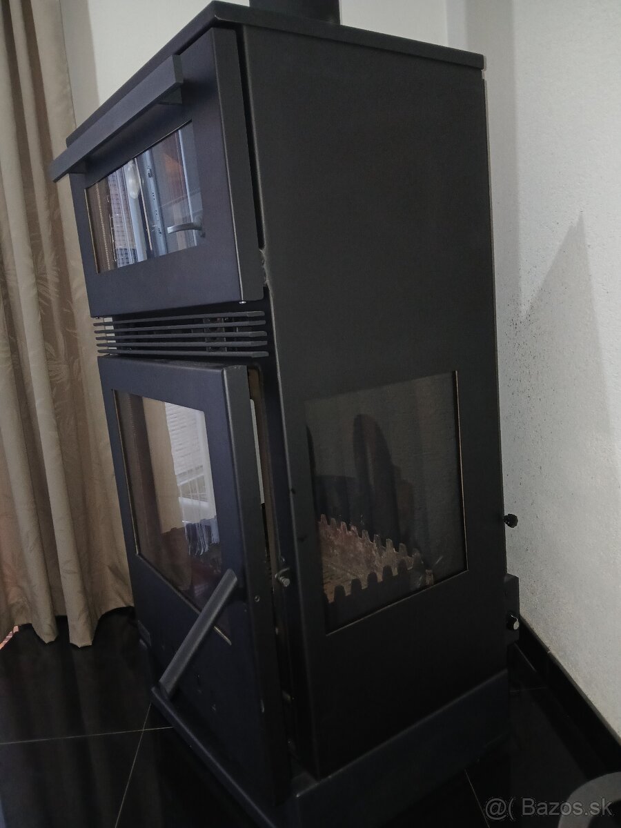 Krbova pec TEBA tk15 s rurou na pecenie - 10