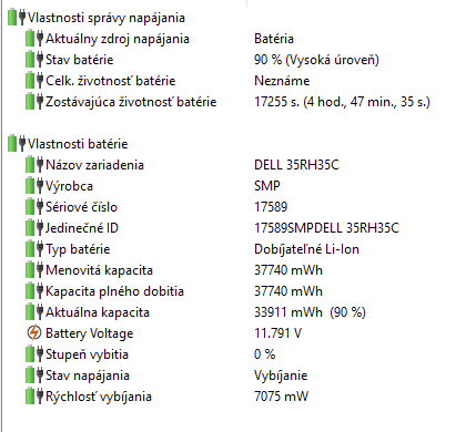 DELL Latitude 3580 - 15.6" / i5 / DDR4 / SSD / AMD grafika - 10