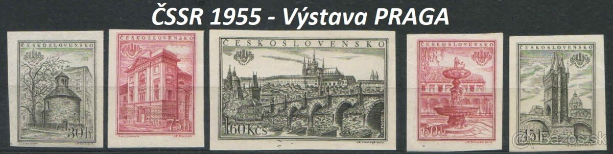 Poštové známky, filatelia: ČSR+ČSSR, slávne série C - 10