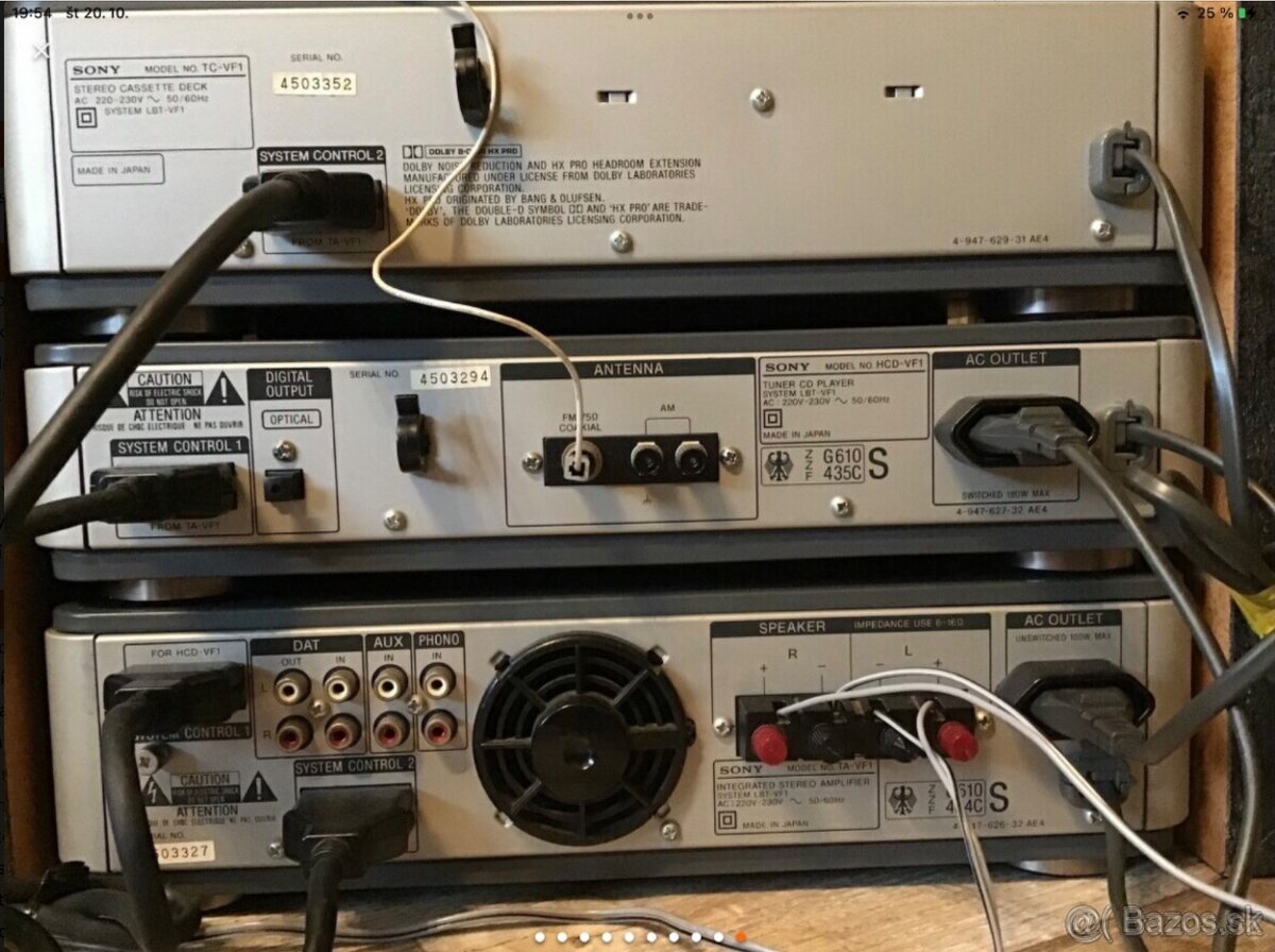 SONY TA-VF1+SONY HCD-VF1+SONY TC-VF1…JAPAN 1992 - 10