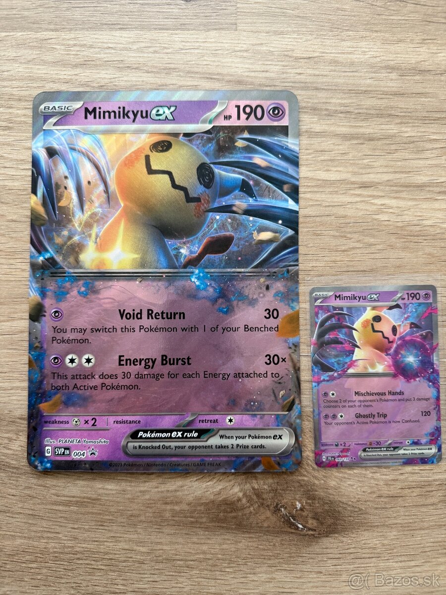 Pokémon karty veľké Jumbo (oversize) karty - originál - 10
