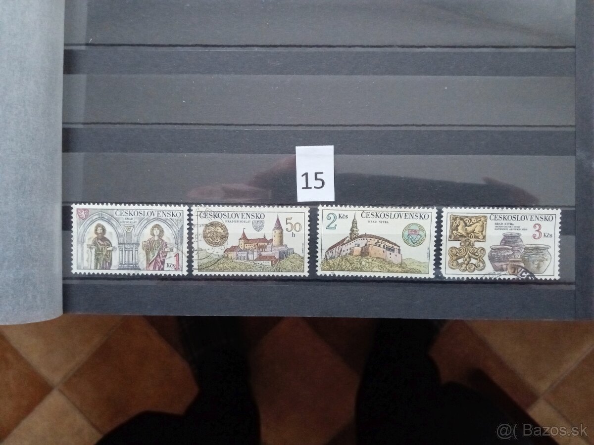 Poštové známky č.433 - ČESKOSLOVENSKO - 20 sérií - 10