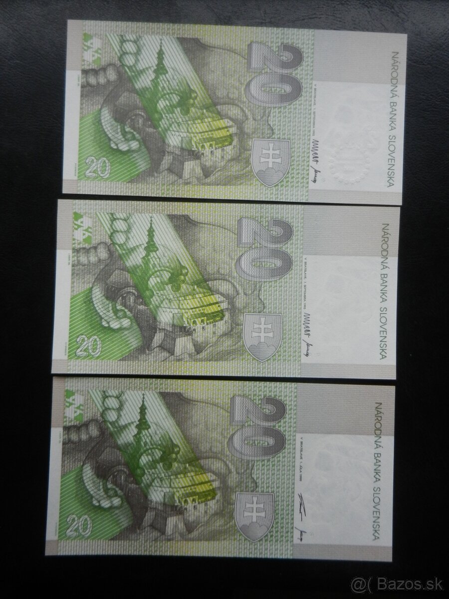 Slovenské bankovky pred eurom aj bimileniové - 10