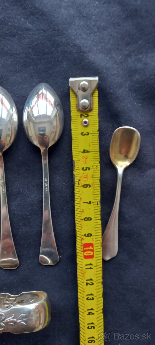 Strieborné lyžičky - 10