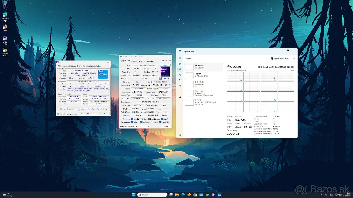 Nový PC Intel i5 12600K 32G 1TB SSD ARC B580 12G BT/WIFI WIN - 10