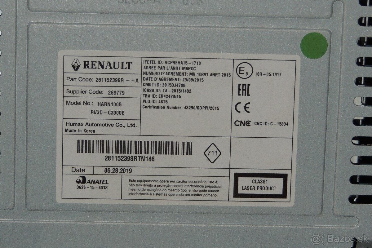 Dacia Sandero 2 autorádio - 10