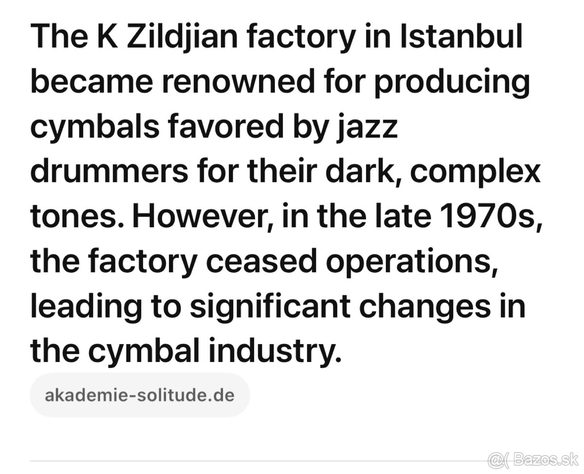 Istanbul heavy ride 20” - 10