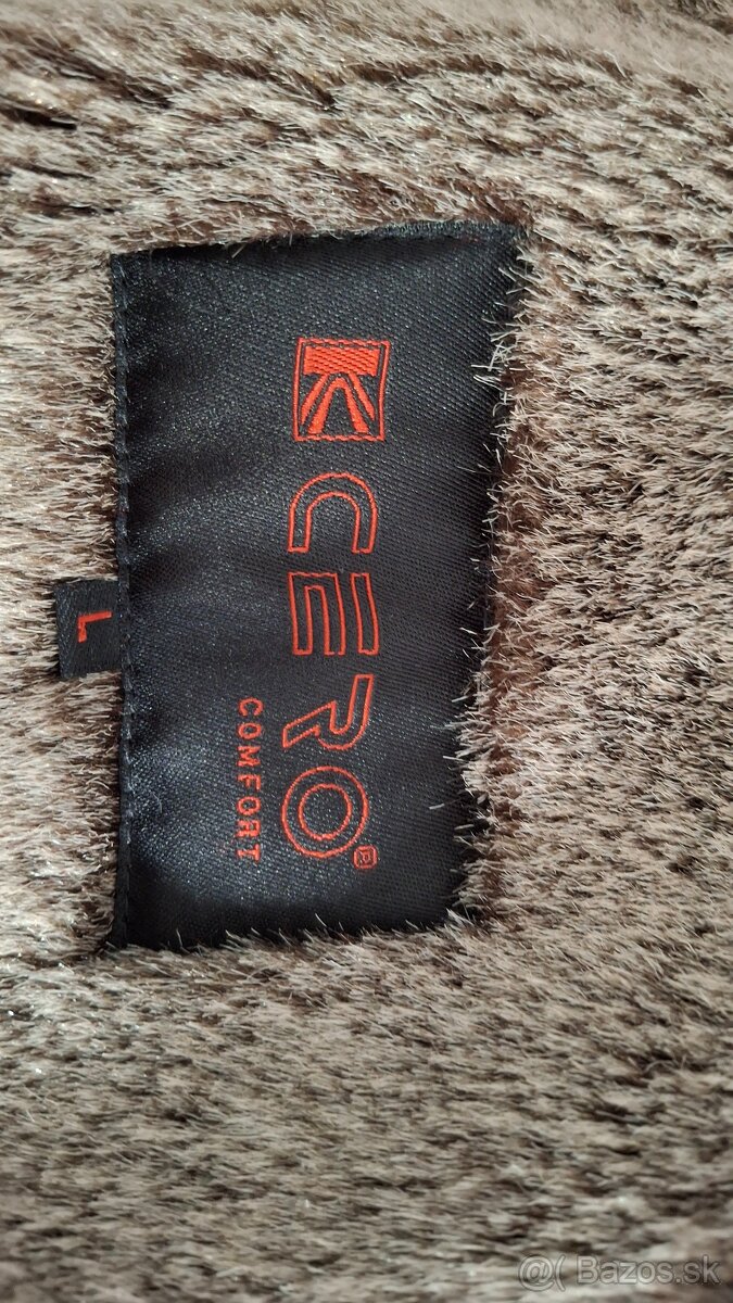 Pánsky kožuch zateplený kabát, veľ.L - 10