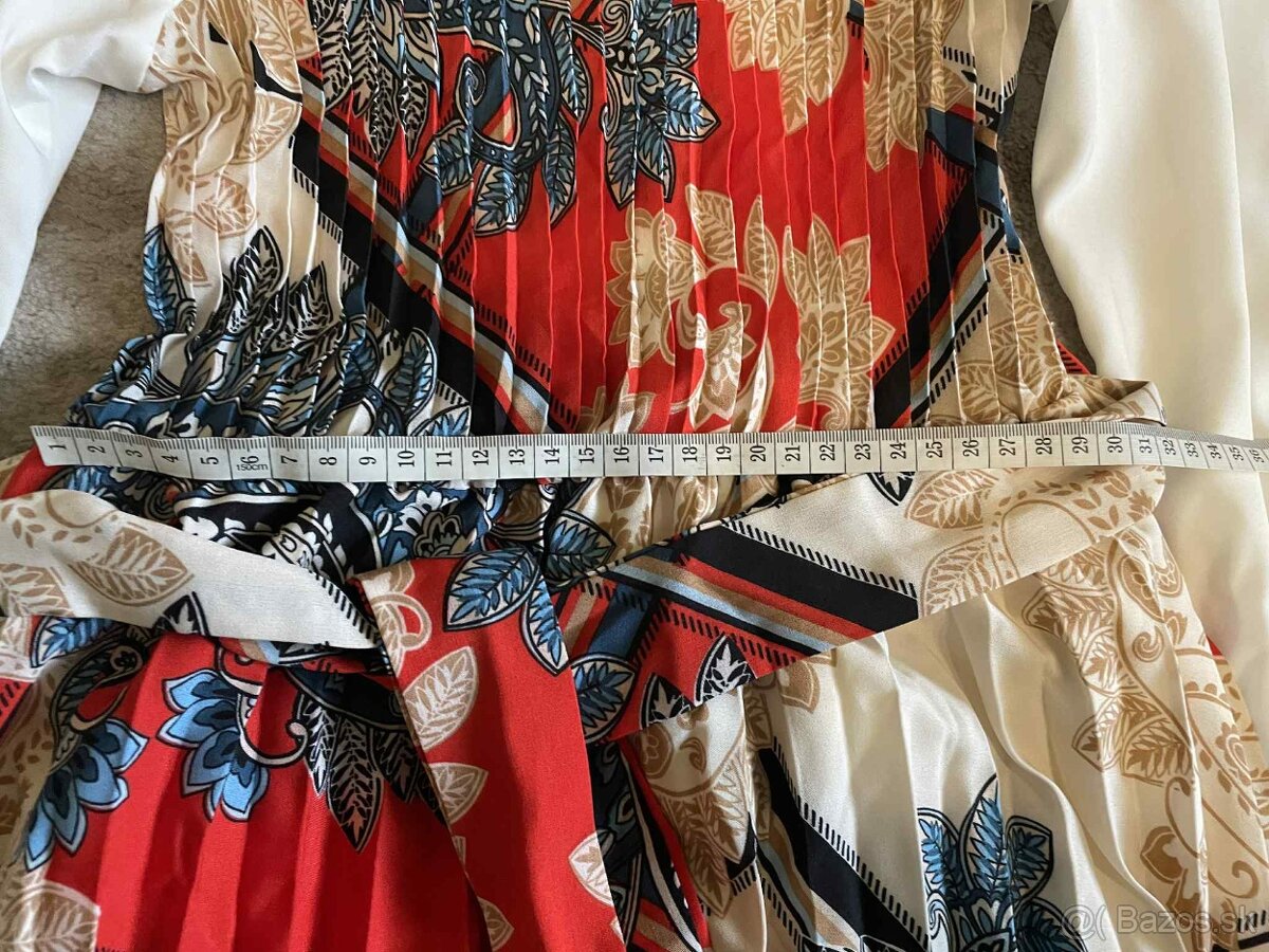 Dlhé plisované šaty - 10