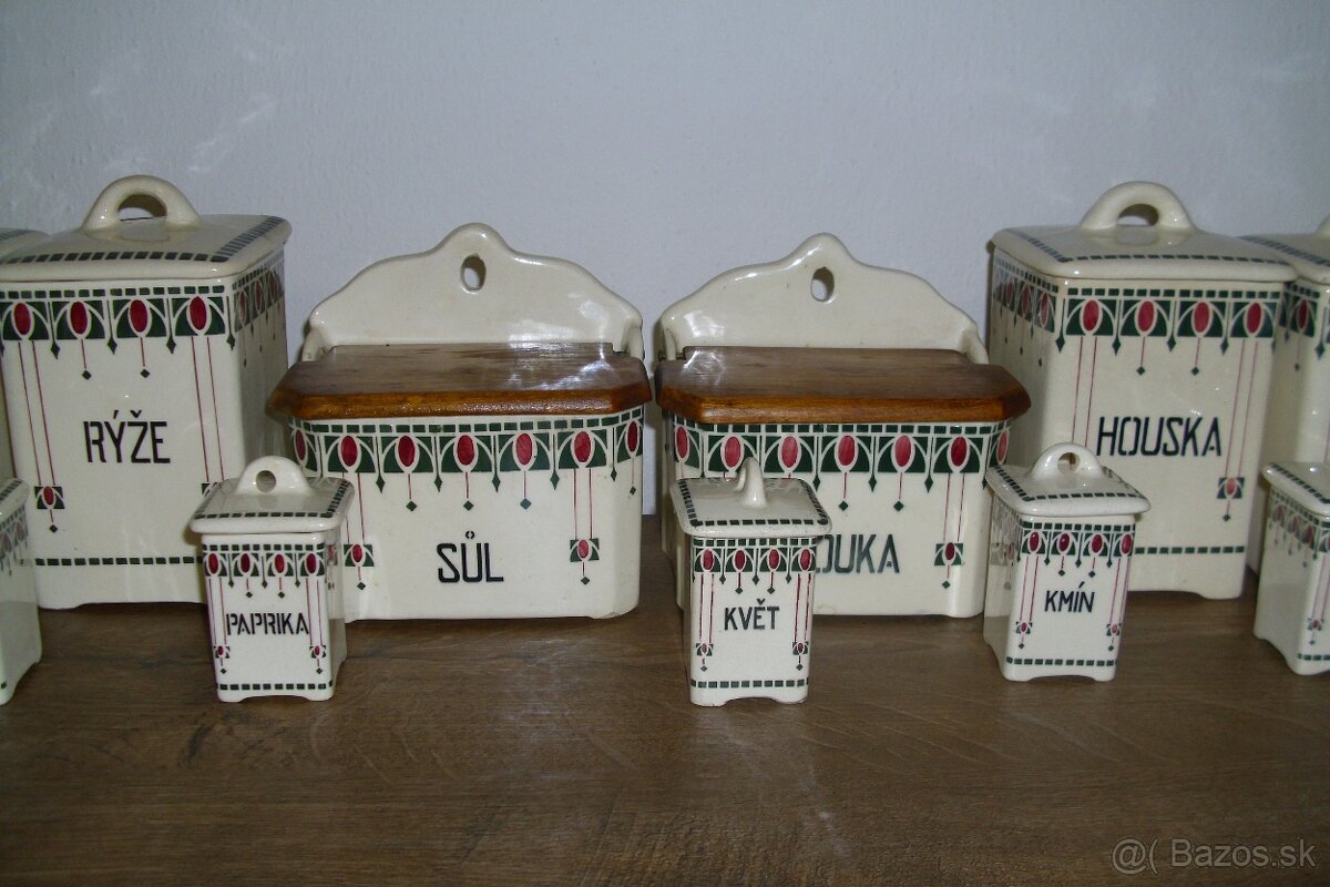 Secese-kameninové kořenky. - 10