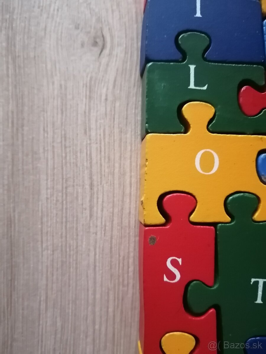 Drevené obojstranné puzzle - 10