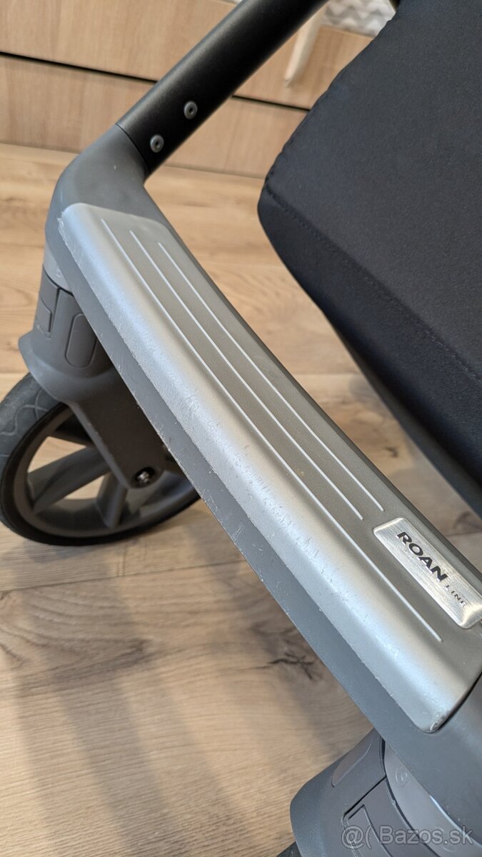 Kočík ROAN Bloom Titanium 3-kombinácia a základňa Isofix - 10