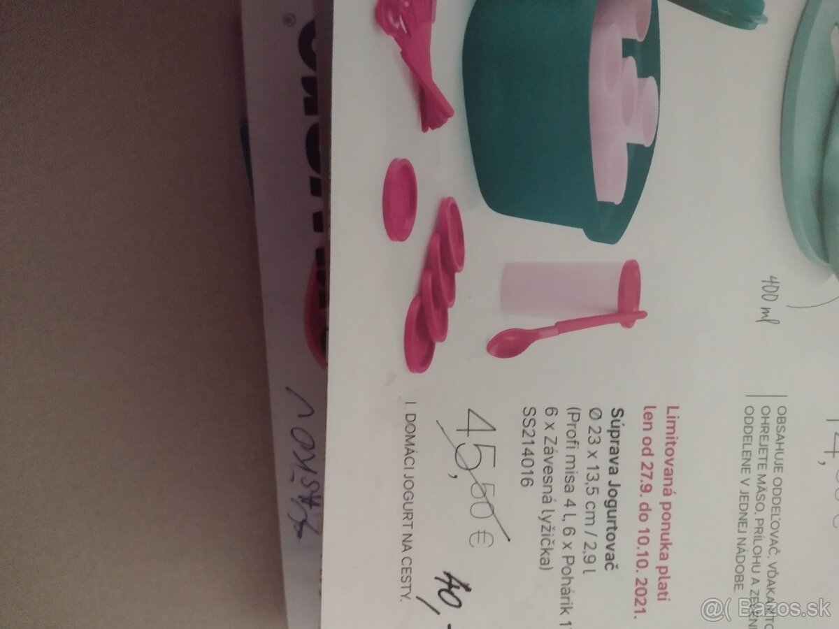 Tupperware - dopredaj výrobkov, nové - 10