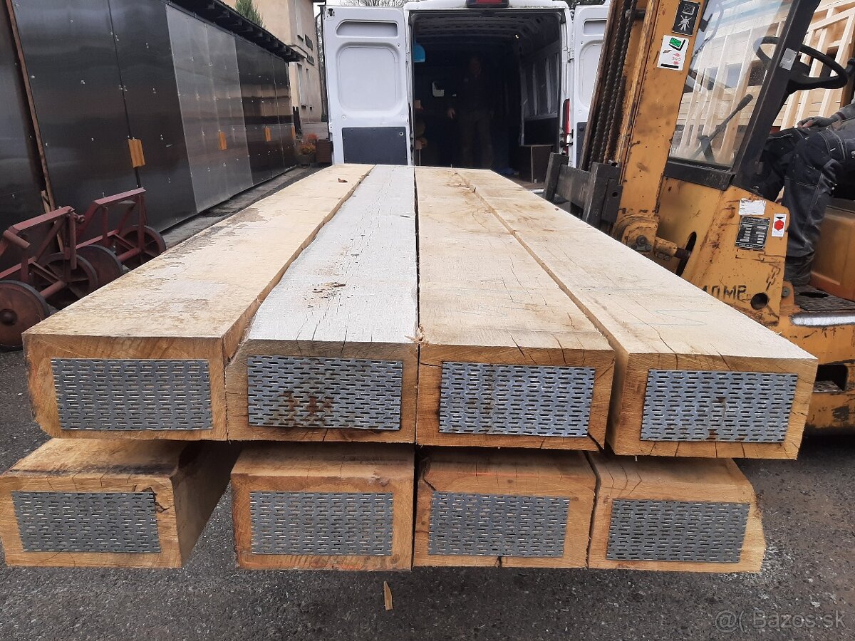 Dubové podvaly, fošne, hranoly, dosky...rôzne rozmery sušené - 10