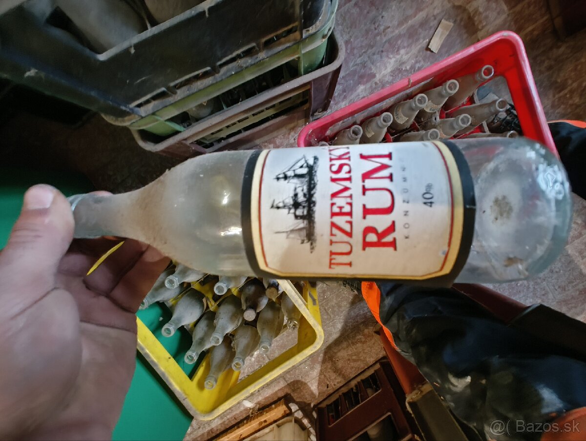 Retro Fľaše a bedničky - 10