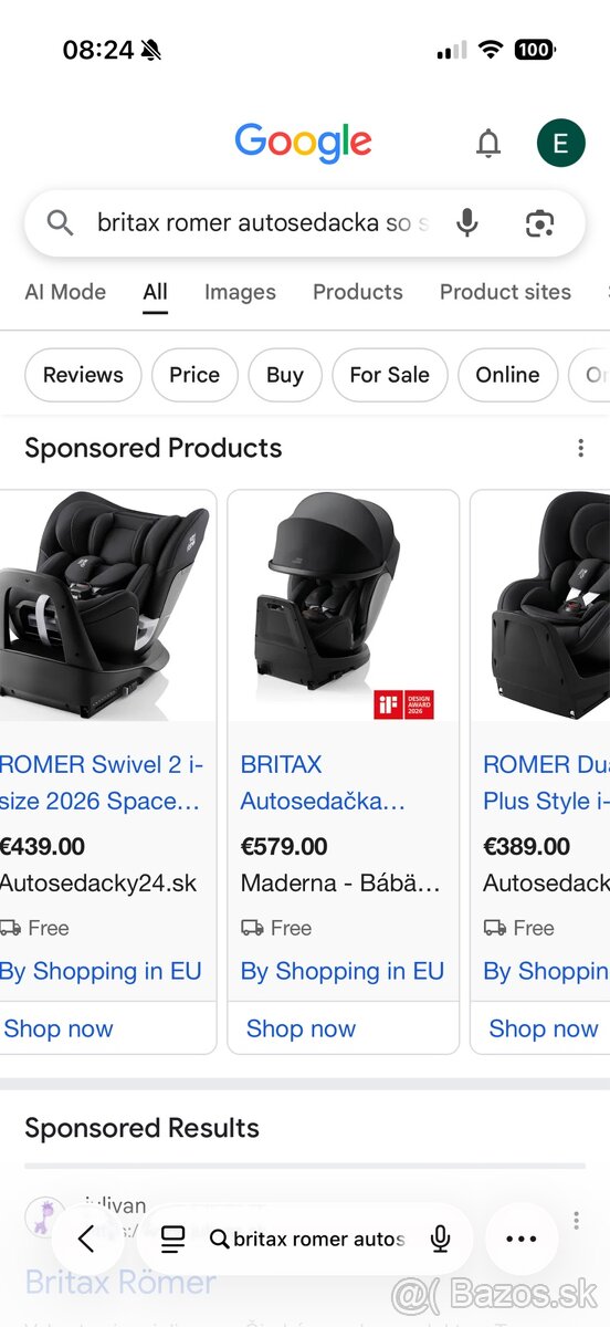 PREDÁM AUTODEAČKU BRITAX RÖMER + ISOfix - 10